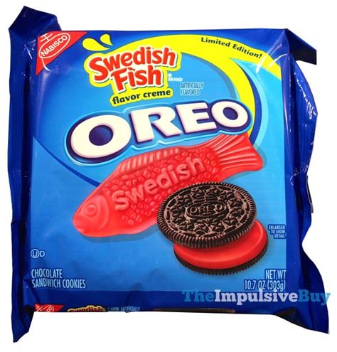 Review Limited Edition Swedish Fish Oreo Cookies The Impulsive Buy