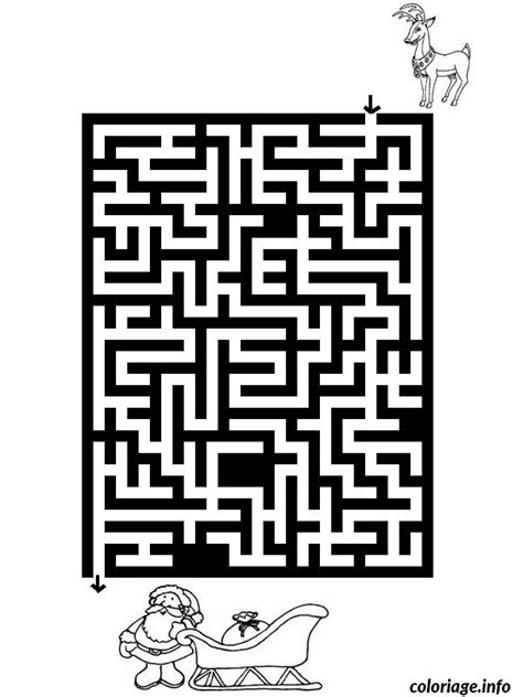 The sound of a child drowning 4. Coloriage jeux labyrinthe noel 7 - JeColorie.com
