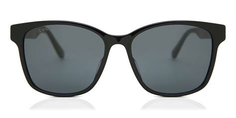 gucci gg0417sk 001 sunglasses in black smartbuyglasses usa