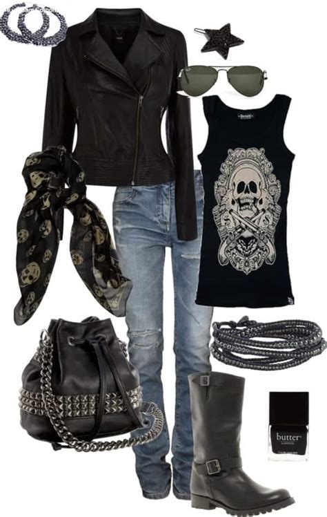 10 Chic Girls Biker Style Outfits Combinations This Season