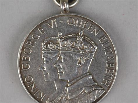 Commemorative Medal Hm King George Vi Coronation 1937 National