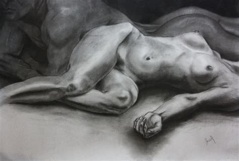 Estudio Desnudo Femenino Jose Gabriel Acuna Acuña Artelista