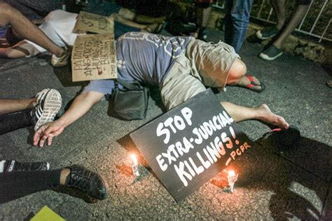 human rights advocates concerned with extra judicial killings abs cbn news