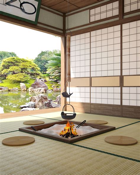 9 Cool Japanese Tea House 3d Model Emgold Mockup