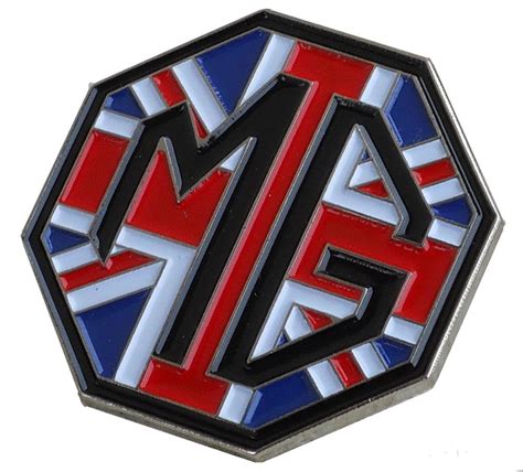 Mg Logo And Union Jack Lapel Pin For The Avid Mg Enthusiast Ebay Mg
