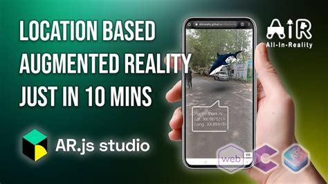 Location Based Augmented Reality Using Arjs Webar Arjs Studio In 10