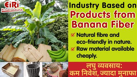 Banana Fiber Based Products Project Report Future Market Youtube