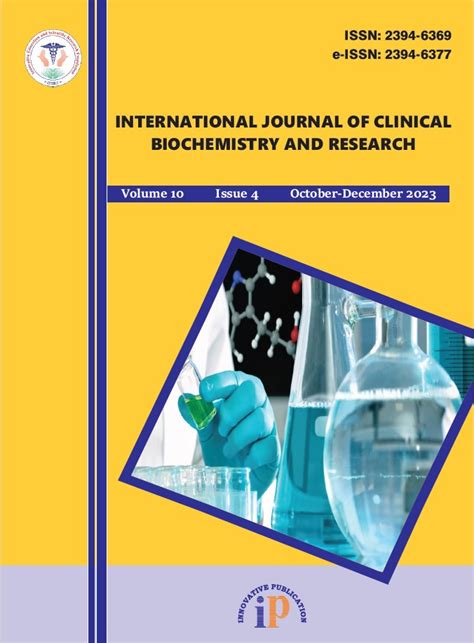 Ijcbr International Journal Of Clinical Biochemistry And Research Ip