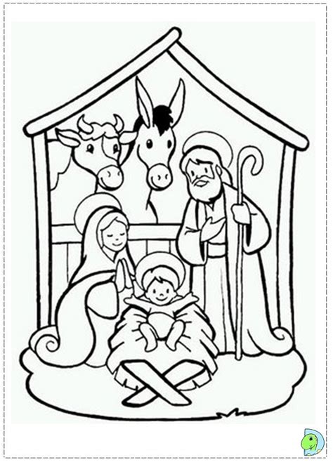 Away In A Manger Coloring Pages At Free Printable