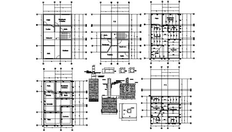 Foundation Of Structural Design Cad File Cadbull
