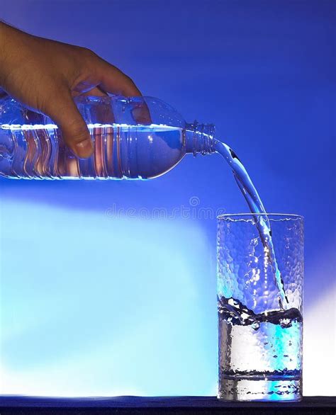 Water Being Poured In A Glass Stock Image Image Of Pour Light 2433633