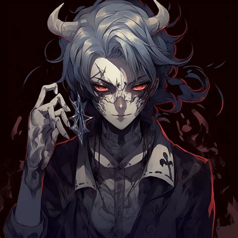 Glowing Eyes In The Darkness Aesthetic Demonic Anime Pfp Image