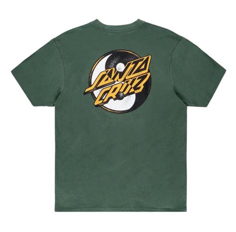 Santa Cruz Ying Yang Dot Cedar T Shirt Skate T Shirt