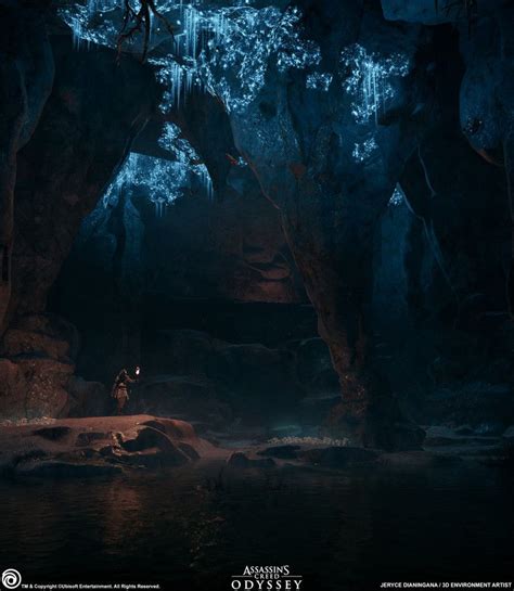 Artstation Atlantis Caves Assassins Creed Odyssey Jeryce