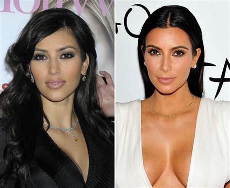 Kim Kardashian Eyebrows Transformation Celebrity Eyebrow