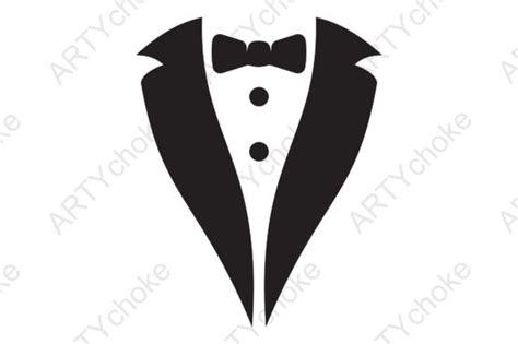 Tuxedo Svg File Ready For Cricut Graphic By Artychokedesign