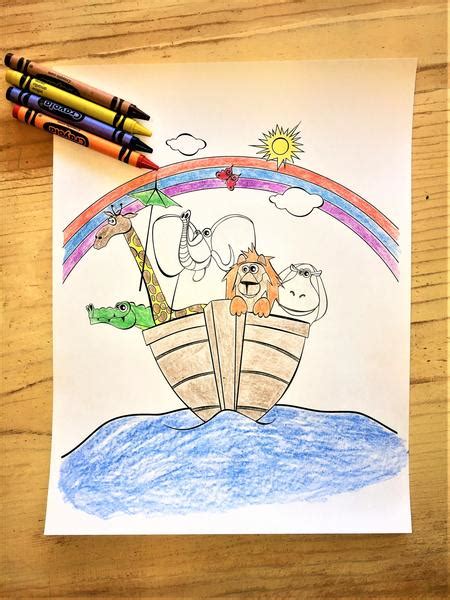 Noah's ark coloring page three. FREE Noah's Ark Coloring Page - Children's Ministry Deals