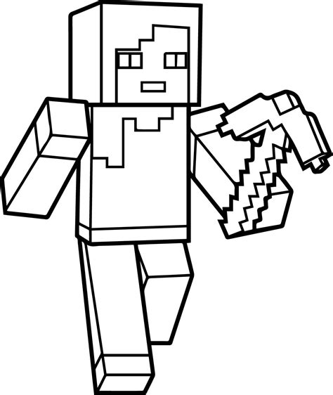 Explore 623989 free printable coloring pages for you can use our amazing online tool to color and edit the following minecraft steve coloring pages. Minecraft-Coloring-Pages-Steve.jpg (1324×1571) | Cartoon ...