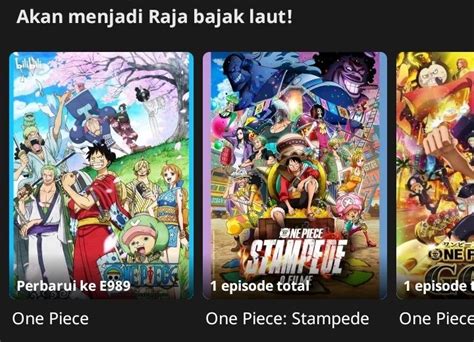 Nonton One Piece Lengkap Di Bilibili Bstation Gratis Dan Legal