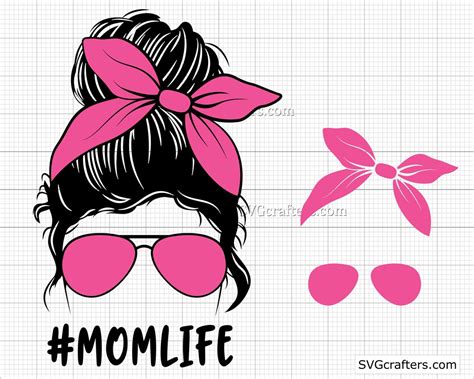 Mom Life Messy Bun Svg A Guide To Styling And Showing Off Your Messy Hot Sex Picture