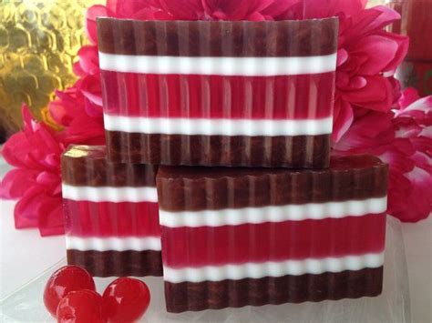 Chocolate Covered Cherry Soap Glycerin Soap Valentines Etsy In 2021
