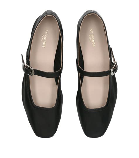 Le Monde Beryl Leather Mary Jane Ballet Flats Harrods In