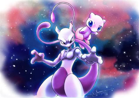 150 X 151 Mew And Mewtwo Pokemon Mew Mewtwo