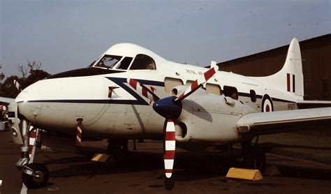 VP977 RAF DH Devon C 2 Aircraft RAF Saint Athan Circa 1984 Flickr