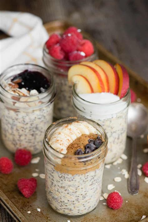 Overnight Oats Are Made With Four Simple Ingredients An Easy Healthy  Overnight Oats Recipe