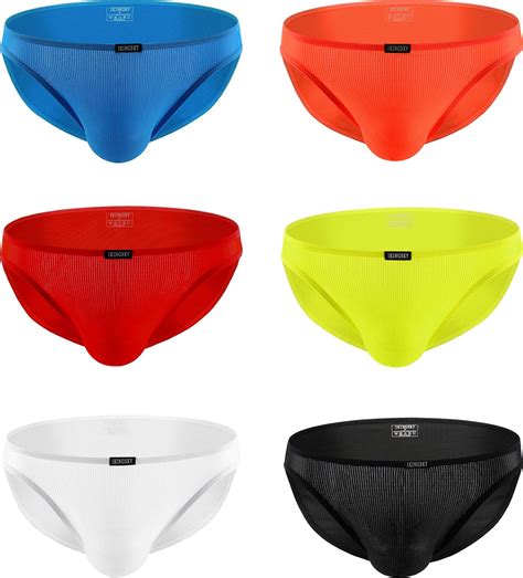 Ikingsky Mens Front Seamless Pouch Briefs Sexy Low Rise Breathable