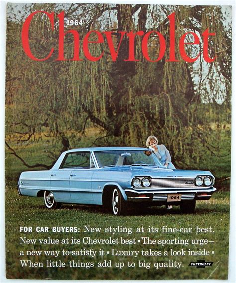 Past Print Chevrolet Brochure 1964