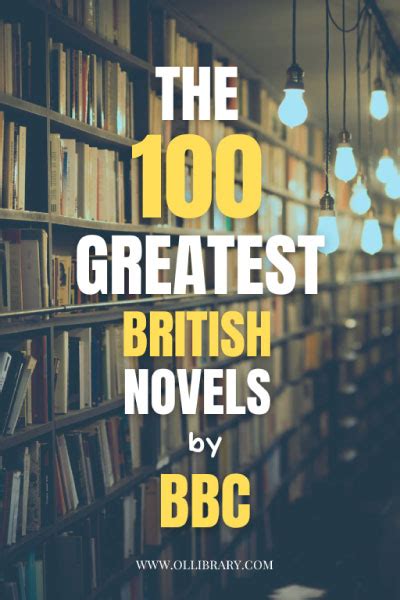 Greatest British Novels By Bbc