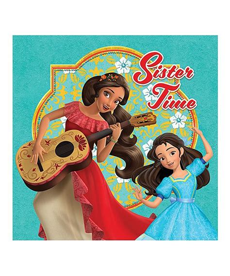 Disney Princess Elena Of Avalor Sister Time Wrapped Canvas Disney
