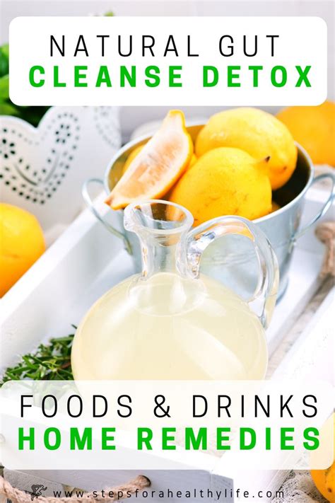 Natural Gut Cleanse Detoxfoods And Drinks Home Remedies Detox Recipes