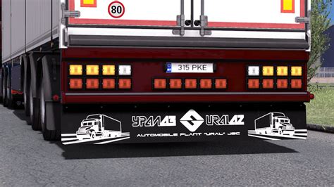mudflaps for own trailers euro truck simulator 2 mod world