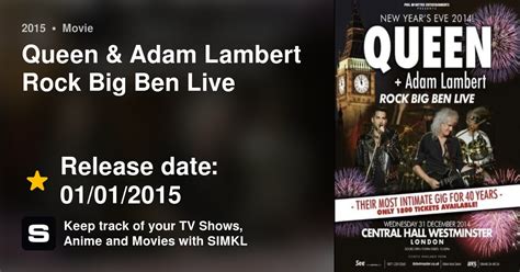 Queen And Adam Lambert Rock Big Ben Live 2015