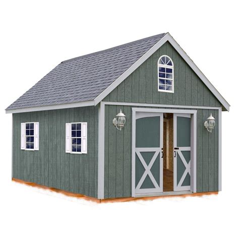 Best Barns Belmont 1216 Two Story Wooden 12 Ft X 16 Ft Ranch Shed