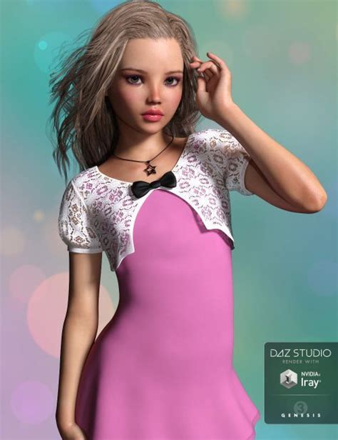 P D Brita For Tween Julie D Models For Poser And Daz Studio