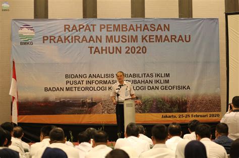 BMKG Gelar Rapat Prakiraan Musim Kemarau PMK 2020 BMKG