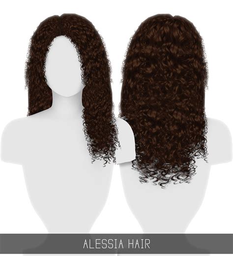 Simpliciaty Alessia Hair Sims 4 Hairs