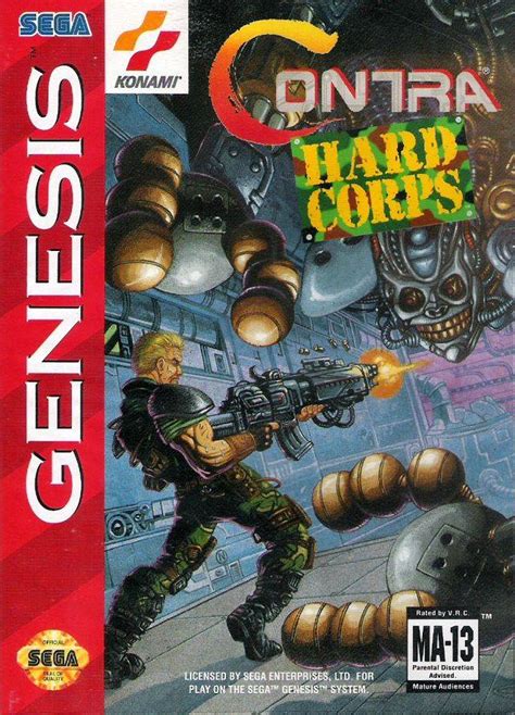 Contra Hard Corps Sega Genesis