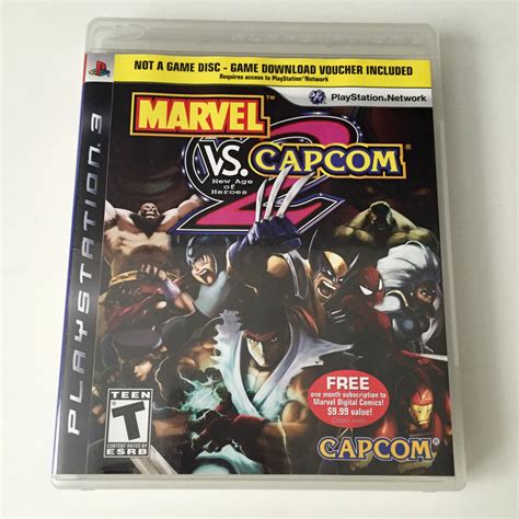 Wts Marvel Vs Capcom 2 Playstation 3 Rare Gamestop Exclusive — Shoryuken
