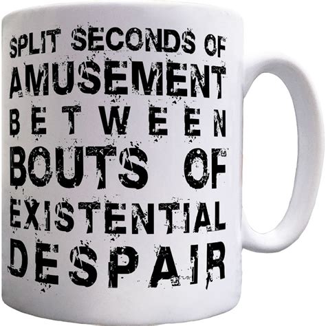 Split Seconds Of Amusement Ceramic Mug Redmolotov