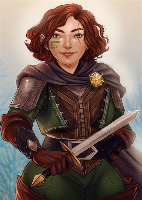 Pin By Razir 6112 On Fem Halfling Character Portraits Dungeons And