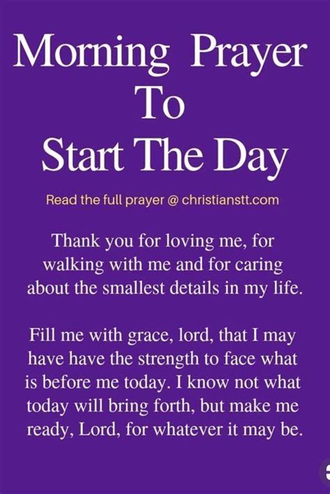 Just A Way To Thank Our God For The Day Ahead Of You Morning Prayers