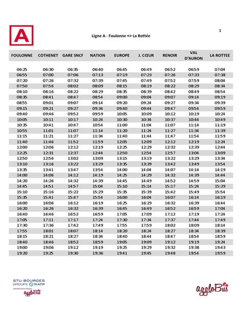 Horaires Des Lignes de Bus_9