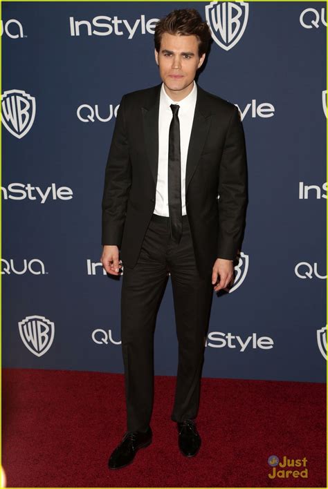 Paul Wesley Claire Holt Instyle Golden Globes After Party