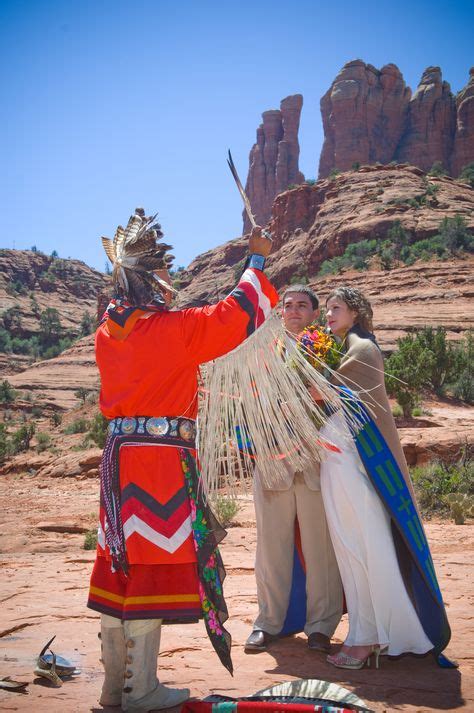 havasupai shaman wedding cathedral rock sedona az ceremony native american wedding