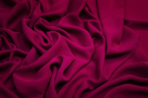 Premium Photo Silk Fabric The Color Is Crimson Texture Background