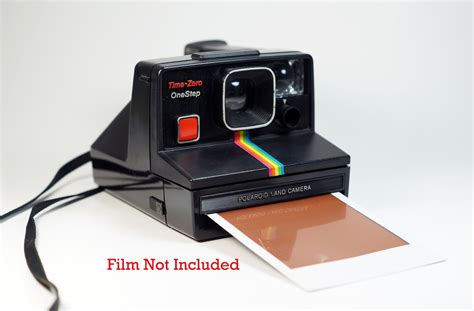 Polaroid Time Zero Onestep Land Camera Instant Film Sx 70 Black Rainbow